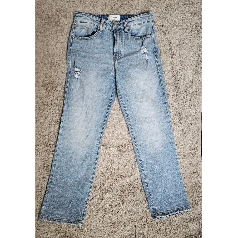 KanCan Jeans Chantel Premier High Rise Ankle Straight Leg Sz 7 retail $100.95 - Picture 4 of 11